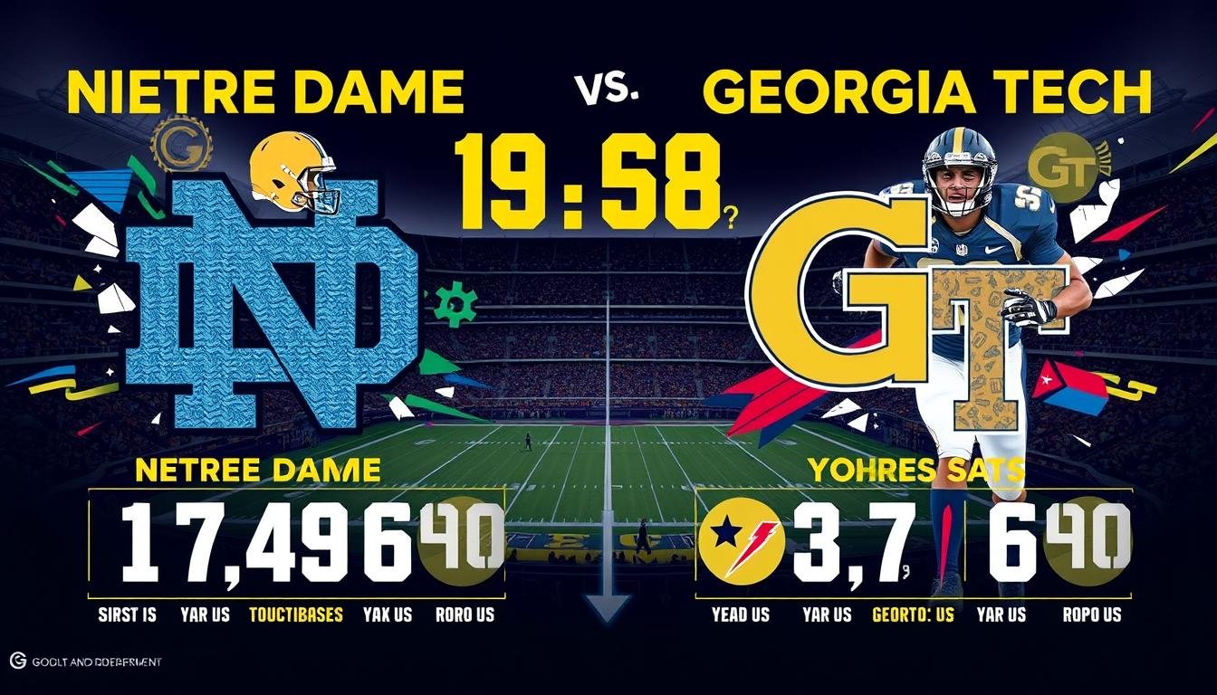 where to watch notre dame fighting irish football vs georgia tech yellow jackets football