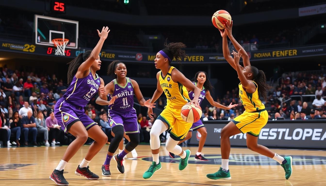 seattle storm vs indiana fever match player stats