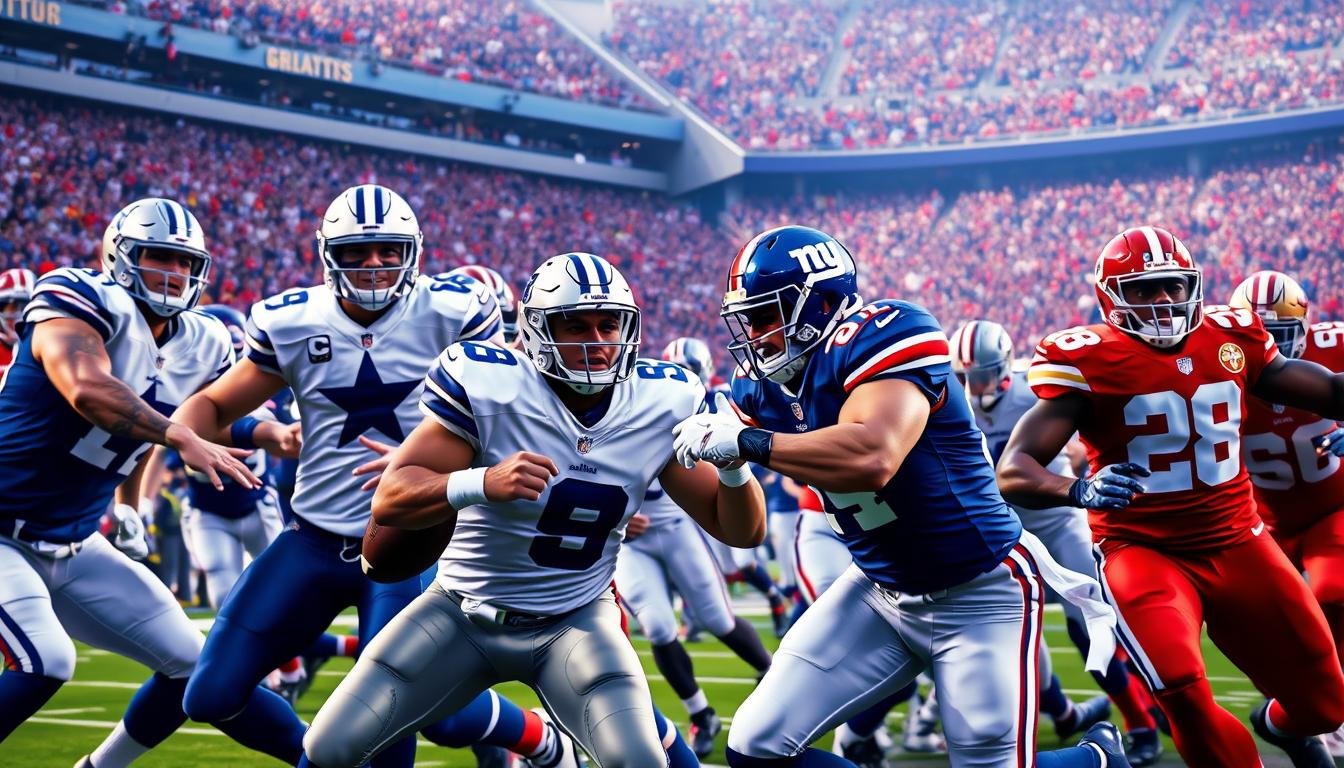 dallas cowboys vs new york giants match player stats