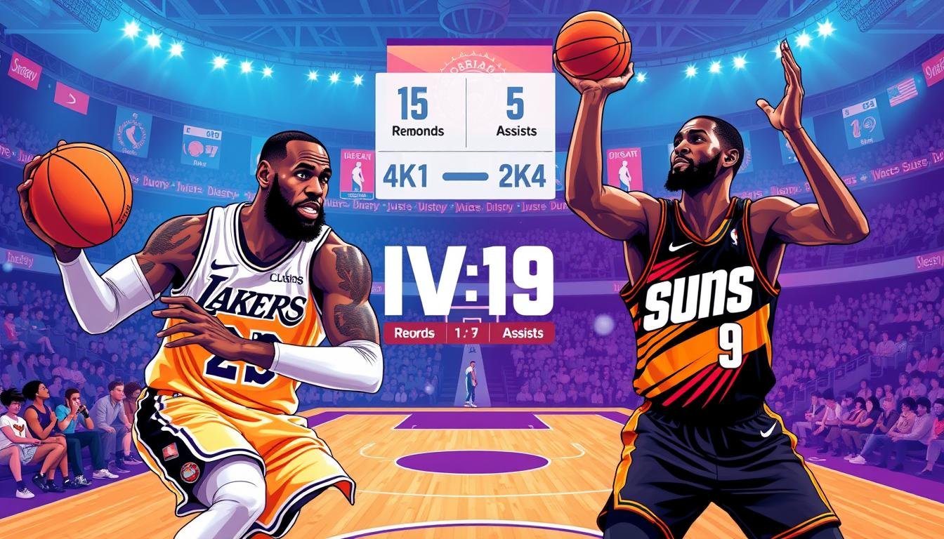 lakers vs phoenix suns match player stats